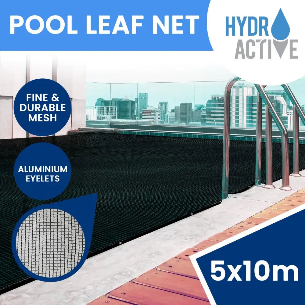 HydroActive UV-Resistant Swimming Pool Leaf Net Cover 5 x 10m - Home & Garden > Pool & Accessories
