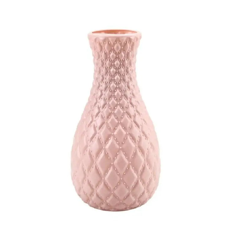 Hydroponic Plastic Vase for Dry and Wet Flower Arrangements - Desktop Furnishings - Milk White - Home & Garden > Decor