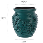 Hydroponic Vase for Home Flower Arrangements - Wet and Dry - Milk White - Home & Garden > Decor > Vases & Table Decor