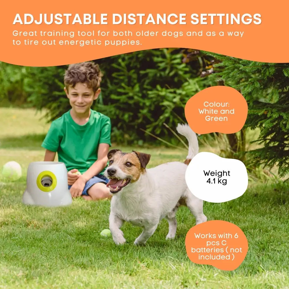 Hyper Fetch Maxi Dog Ball Thrower - Large Interactive Pet Toy Launcher - Pet Care > Toys > Dog Toys