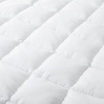 Hypoallergenic Antibacterial w/ 100% Microfiber filling Mattress Topper - QUEEN - Furniture > Mattresses > Mattress
