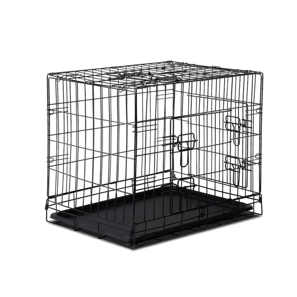 i.Pet 24’’ Dog Cage Crate Kennel 3 Doors - Pet Care > Dog Supplies > Dog Kennels