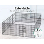 i.Pet 2x36’’ 8 Panel Dog Playpen Pet Fence Exercise Cage Enclosure Play Pen - Pet Care > Dog Supplies > Dog