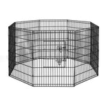 i.Pet 2x36’’ 8 Panel Dog Playpen Pet Fence Exercise Cage Enclosure Play Pen - Pet Care > Dog Supplies > Dog