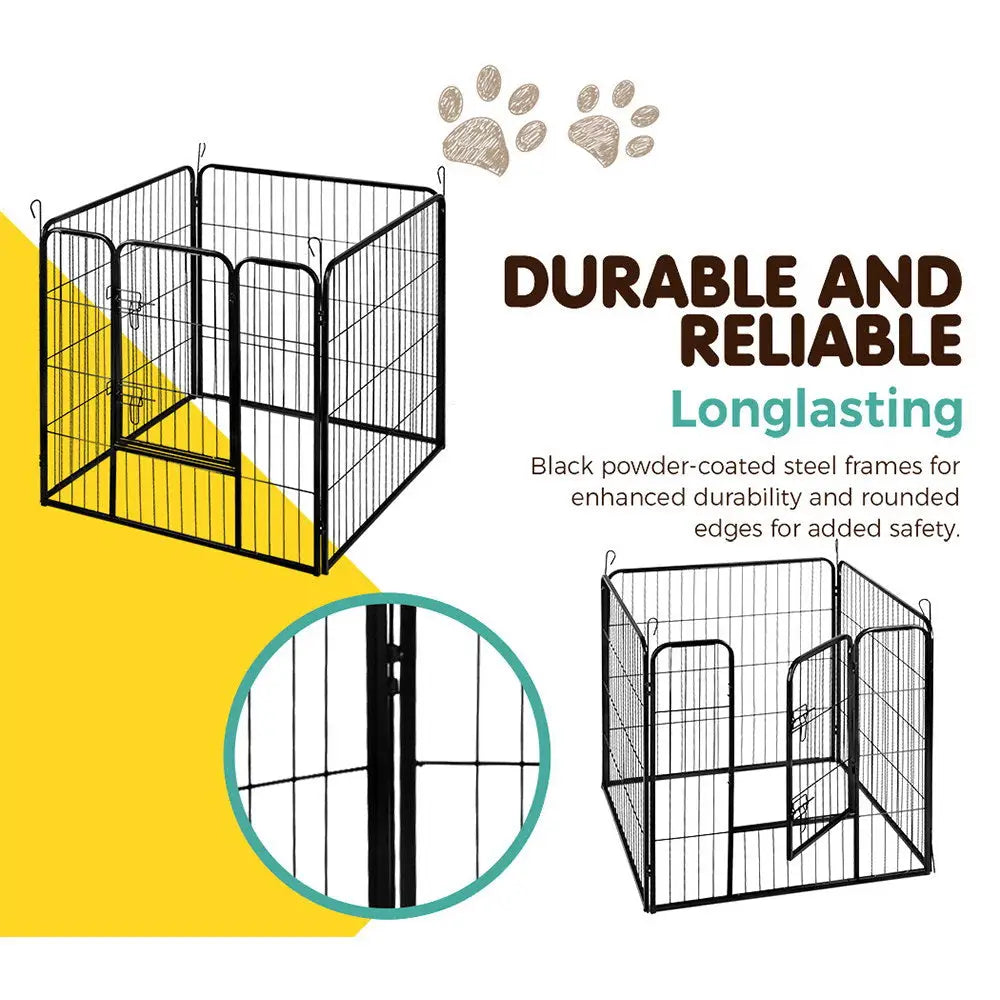 i.Pet 32’’ 8 Panel Dog Playpen Pet Exercise Cage Enclosure Fence Play Pen - Pet Care > Dog Supplies > Dog Playpens