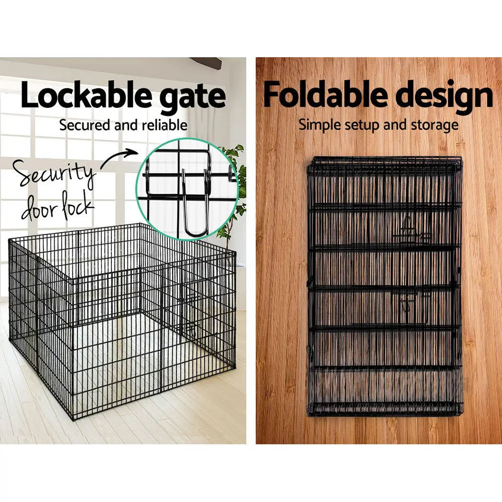 i.Pet 36’’ 8 Panel Dog Playpen Pet Fence Exercise Cage Enclosure Play Pen - Pet Care > Dog Supplies > Dog Playpens