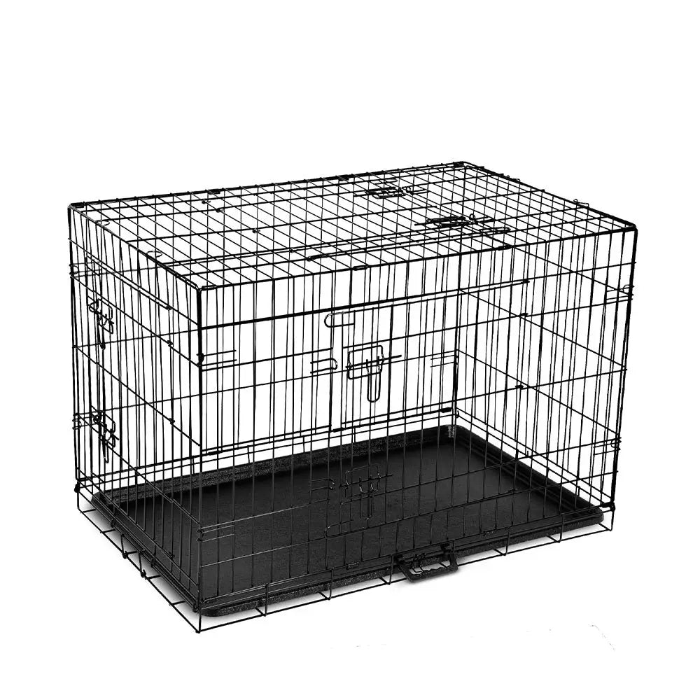 i.Pet 36’’ Dog Cage Crate Kennel 3 Doors - Pet Care > Dog Supplies > Dog Kennels