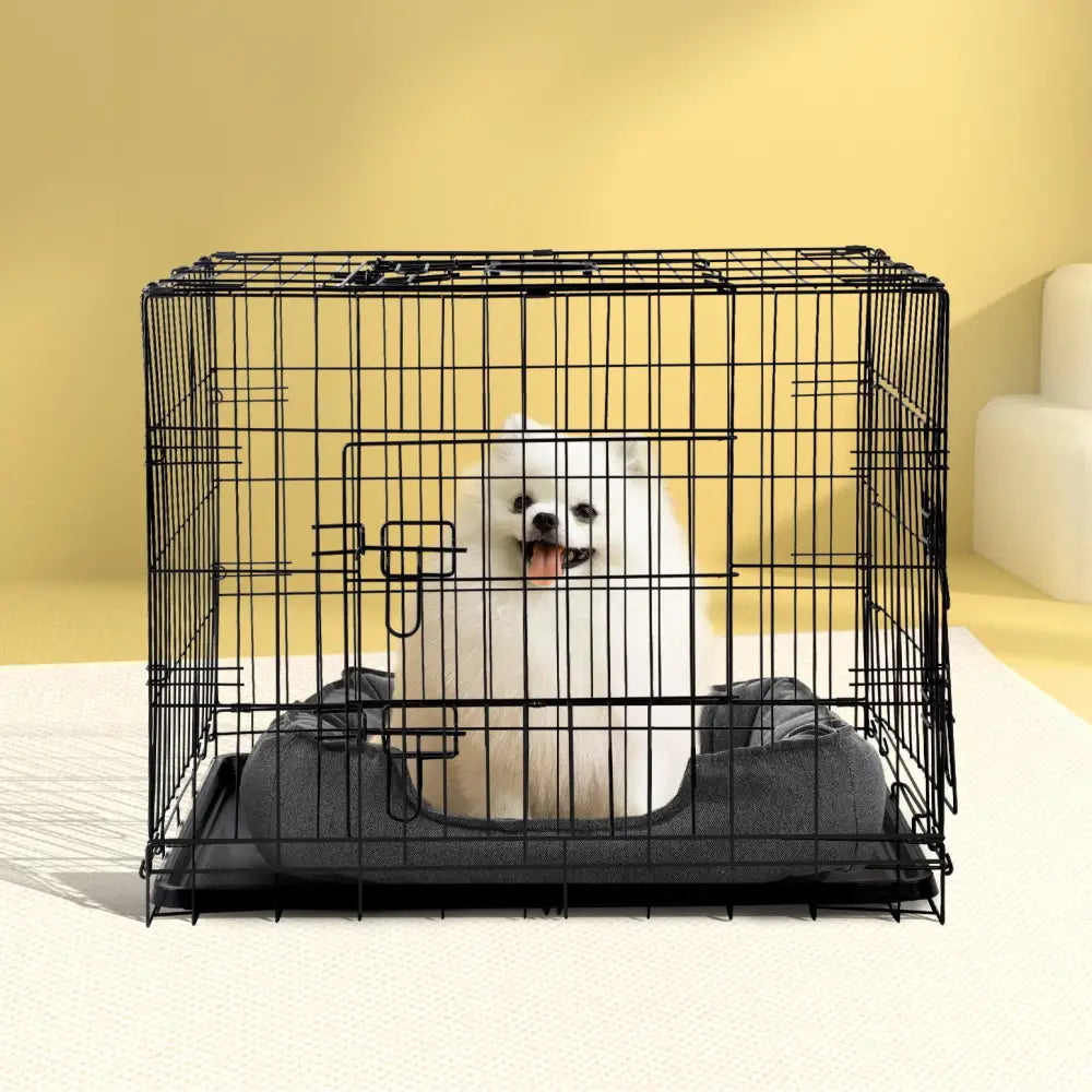 i.Pet 36’’ Dog Cage Crate Kennel 3 Doors - Pet Care > Dog Supplies > Dog Kennels