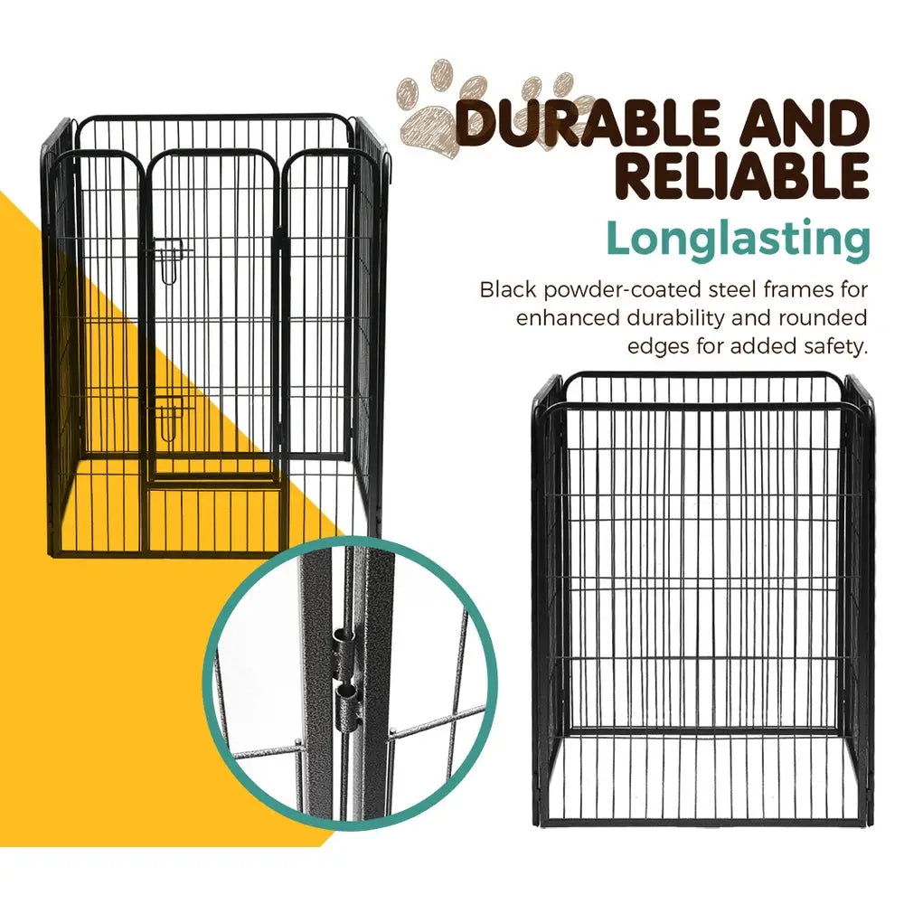 i.Pet 40’’ 8 Panel Dog Playpen Pet Exercise Cage Enclosure Fence Play Pen - Pet Care > Dog Supplies > Dog Playpens