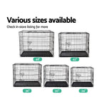 i.Pet 42’’ Dog Cage Crate Large Kennel 3 Doors - Pet Care > Dog Supplies > Dog Kennels