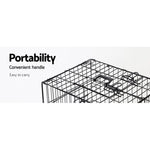 i.Pet 42’’ Dog Cage Crate Large Kennel 3 Doors - Pet Care > Dog Supplies > Dog Kennels