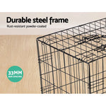 i.Pet 48’’ Dog Cage Crate Large Kennel 3 Doors - Pet Care > Dog Supplies > Dog Kennels