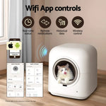 i.Pet Automatic Cat Litter Box Self-Cleaning Smart Large Toilet Tray App Control - Pet Care > Cat Supplies > Cat Litter