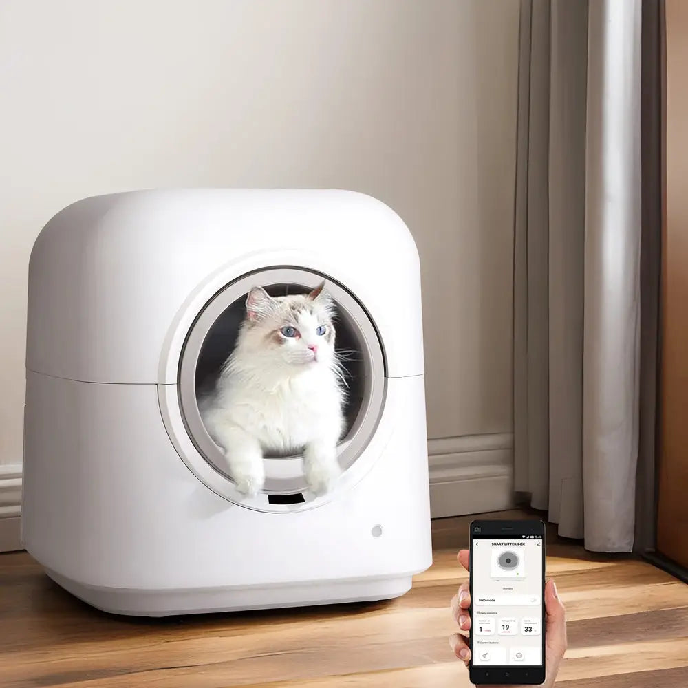 i.Pet Automatic Cat Litter Box Self-Cleaning Smart Large Toilet Tray App Control - Pet Care > Cat Supplies > Cat Litter