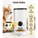 i.Pet Automatic Pet Feeder 6L Wifi Camera Dog Cat Smart Food Dispenser Timer - Pet Care > Dog Supplies > Dog Bowls
