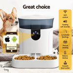 i.Pet Automatic Pet Feeder Dog Cat Camera Wifi Smart Food Dispenser Timer 7L APP - Pet Care > Dog Supplies > Dog Bowls