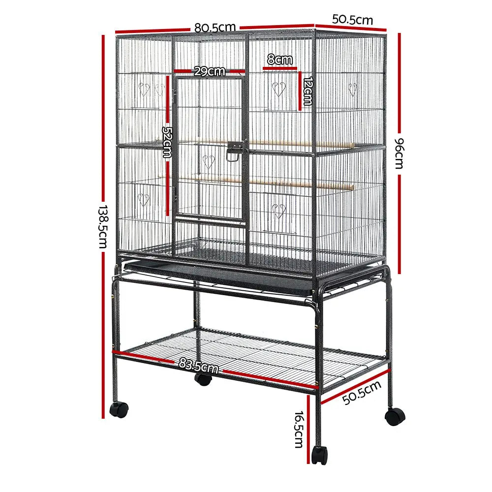 i.Pet Bird Cage 138cm Large Aviary - Pet Care > Bird > Bird Cages & Stands