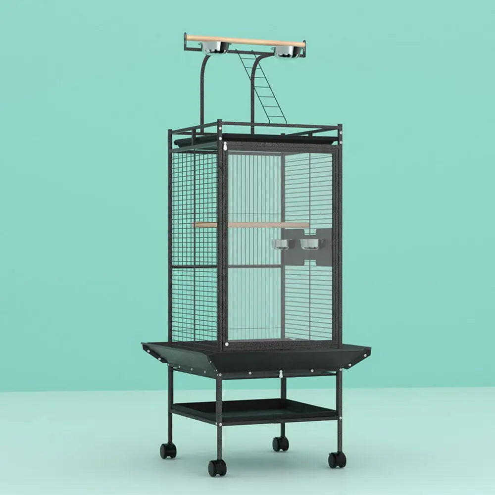 i.Pet Bird Cage Large Cages 155cm Parrot Aviary Stand-Alone Budgie Wheels Castor - Pet Care > Bird > Bird Cages & Stands