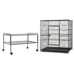 i.Pet Bird Cage Large Cages 160cm Parrot Aviary Stand-Alone Budgie Wheels Castor - Pet Care > Bird > Bird Cages & Stands