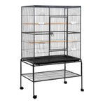 i.Pet Bird Cage Large Cages 160cm Parrot Aviary Stand-Alone Budgie Wheels Castor - Pet Care > Bird > Bird Cages & Stands