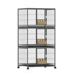 i.Pet Bird Cage Large Bird Cages Aviary Budgie Perch Cage Parrot Pet Stand Wheels - Pet Care > Bird > Bird Cages &