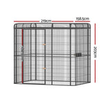 i.Pet Bird Cage Large Walk-in Aviary Budgie Perch Cage Parrot Pet Huge 203cm - Pet Care > Bird > Bird Cages & Stands