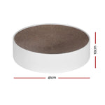 i.Pet Cat Scratching Board Scratcher Cardboard Kitten Indoor Round Bed Catnip - Pet Care > Cat Supplies > Cat Scratchers