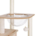 i.Pet Cat Tree Tower Scratching Post Scratcher 142cm Wood Bed Condo House - Pet Care > Cat Supplies > Cat Furniture