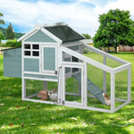 i.Pet Chicken Coop Rabbit Hutch 150cm x 60cm x 93cm Large House Run Cage Wooden Outdoor Bunny - Pet Care > Coops &