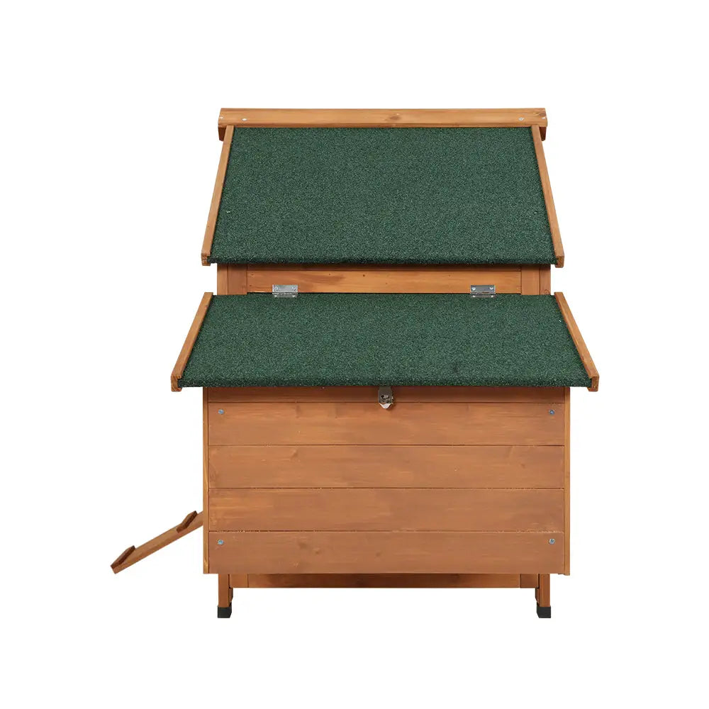 i.Pet Chicken Coop Rabbit Hutch 150cm x 68cm x 96cm Large House Run Cage Wooden Outdoor Pet Enclosure - Pet Care >