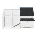 i.Pet Chicken Coop Rabbit Hutch 166cm x 120cm x 112cm Large House Run Cage XL Bunny Wooden - Pet Care > Coops & Hutches