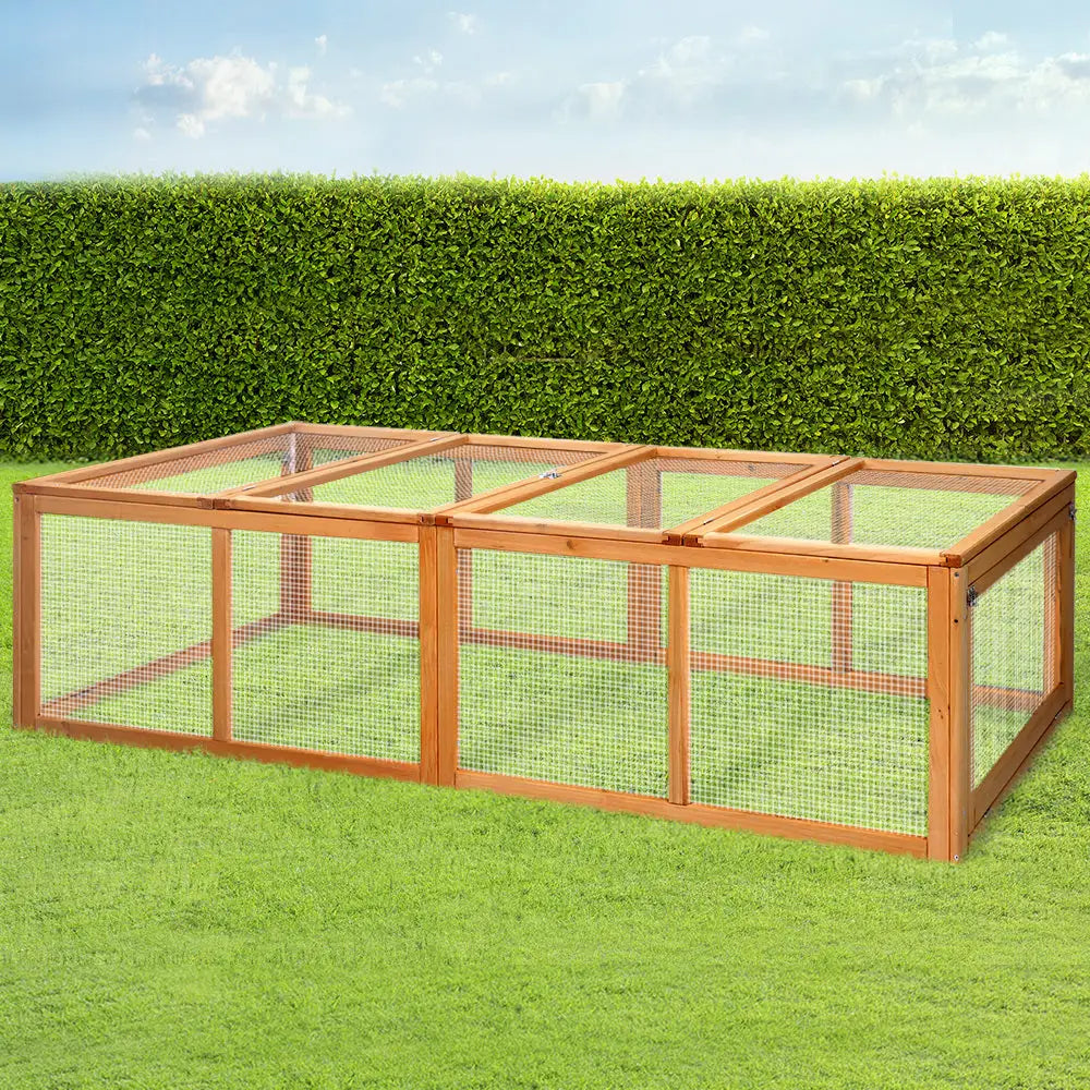 i.Pet Chicken Coop Rabbit Hutch 180cm Extra Large Wooden Chicken House Run XL Hen Cage - Pet Care > Coops & Hutches >