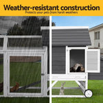 i.Pet Chicken Coop Rabbit Hutch Extra Large Wooden Run Bunny Cage House Outdoor - Pet Care > Coops & Hutches > Small