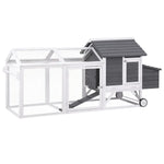 i.Pet Chicken Coop Rabbit Hutch Extra Large Wooden Run Bunny Cage House Outdoor - Pet Care > Coops & Hutches > Small