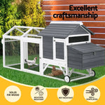 i.Pet Chicken Coop Rabbit Hutch Extra Large Wooden Run Bunny Cage House Outdoor - Pet Care > Coops & Hutches > Small