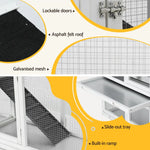 i.Pet Chicken Coop Rabbit Hutch Extra Large Wooden Run Cage House With Run Cage - Pet Care > Coops & Hutches > Small