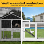 i.Pet Chicken Coop Rabbit Hutch Extra Large Wooden Run Cage House With Run Cage - Pet Care > Coops & Hutches > Small