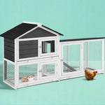 i.Pet Chicken Coop Rabbit Hutch Extra Large Wooden Run Cage House With Run Cage - Pet Care > Coops & Hutches > Small