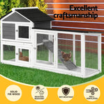i.Pet Chicken Coop Rabbit Hutch Extra Large Wooden Run Cage House With Run Cage - Pet Care > Coops & Hutches > Small