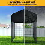 i.Pet Dog Kennel Extra Large House Outdoor Playpen Pet Puppy Metal Backyard - Pet Care > Dog Supplies > Dog Kennels