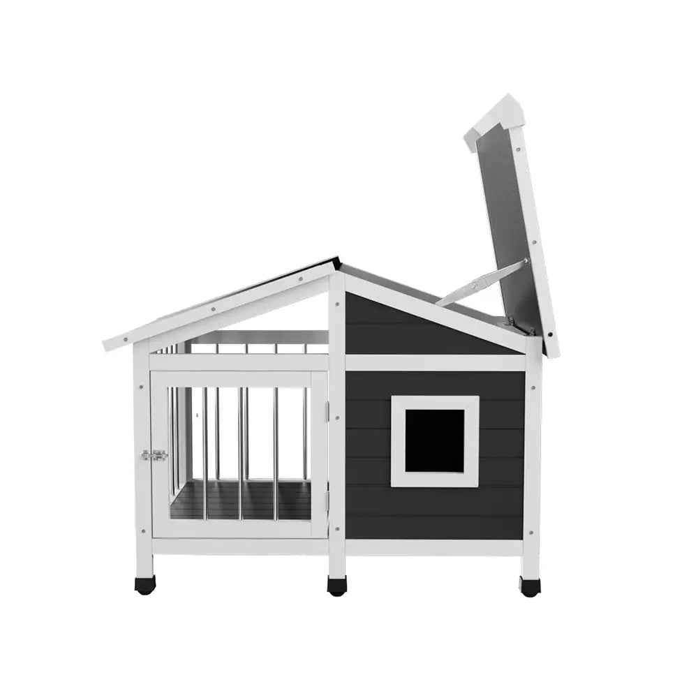 i.Pet Dog Kennel House Large Wooden Outdoor Pet Kennels Indoor Puppy Cabin Home - Pet Care > Dog Supplies > Dog Kennels
