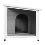 i.Pet Dog Kennel House Large Wooden Outdoor Pet Kennels Indoor Puppy Cabin Log - Pet Care > Dog Supplies > Dog Kennels