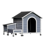 i.Pet Dog Kennel House Large Wooden Outdoor Pet Kennels Indoor Puppy Cabin - Pet Care > Dog Supplies > Dog Kennels