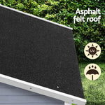 i.Pet Dog Kennel House Large Wooden Outdoor Pet Kennels Indoor Puppy Cabin - Pet Care > Dog Supplies > Dog Kennels