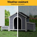 i.Pet Dog Kennel House Large Wooden Outdoor Pet Kennels Indoor Puppy Cabin - Pet Care > Dog Supplies > Dog Kennels