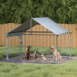 i.Pet Dog Kennel Large House XL Pet Run Cage Puppy Outdoor Enclosure With Roof - Pet Care > Dog Supplies > Dog Kennels