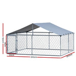 i.Pet Dog Kennel Large House XXL Pet Run Cage Puppy Outdoor Enclosure With Roof - Pet Care > Dog Supplies > Dog Kennels