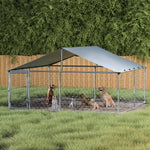 i.Pet Dog Kennel Large House XXL Pet Run Cage Puppy Outdoor Enclosure With Roof - Pet Care > Dog Supplies > Dog Kennels