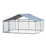 i.Pet Dog Kennel Large House XXL Pet Run Cage Puppy Outdoor Enclosure With Roof - Pet Care > Dog Supplies > Dog Kennels
