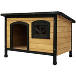 i.Pet Dog Kennel Large Wooden Outdoor Indoor House Pet Puppy Crate Cabin Waterproof - Pet Care > Dog Supplies > Dog